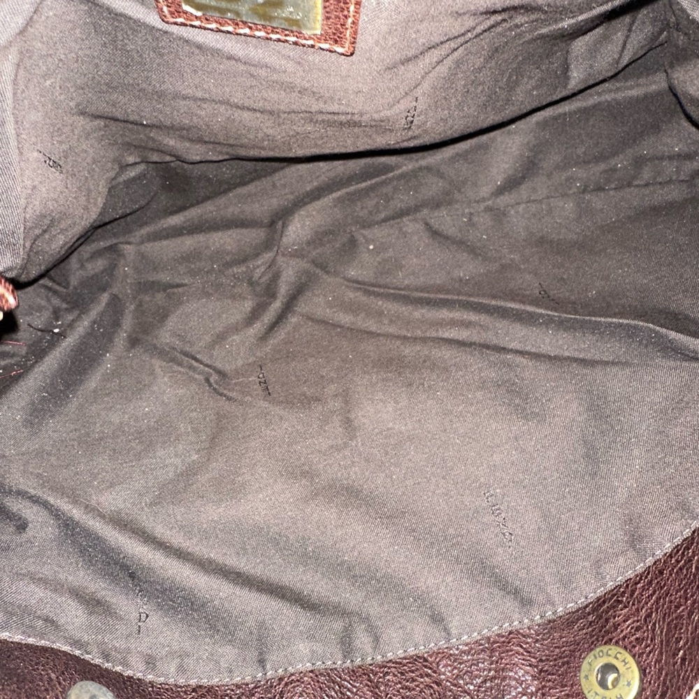 Fendi leather and suede brown handbag - Picture 7 of 9